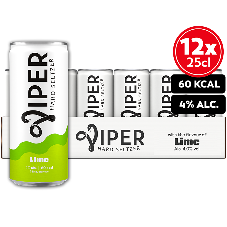 Viper Hard Seltzer Lime (THT 12-07)