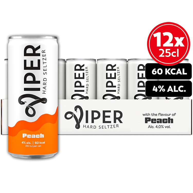Viper Hard Seltzer Peach