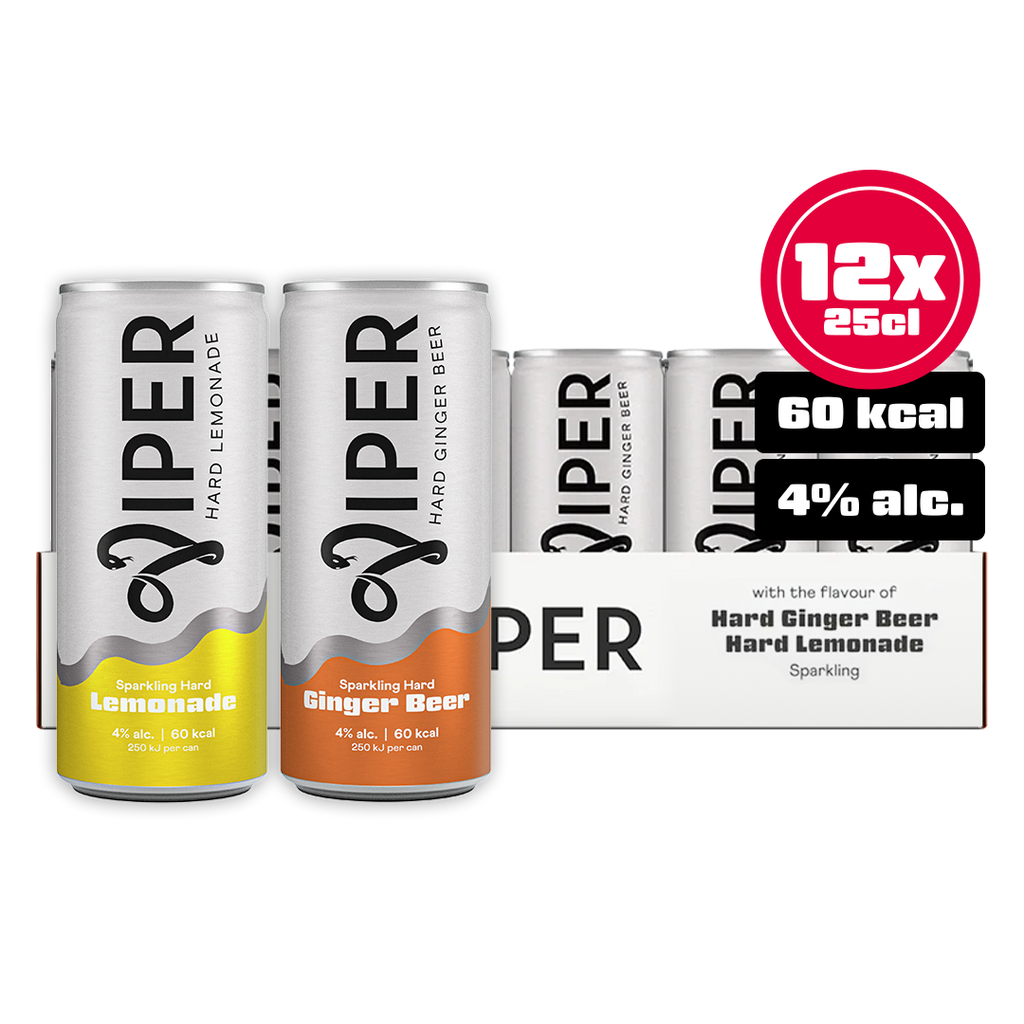 Viper Hard Ginger Beer & Lemonade Mixed