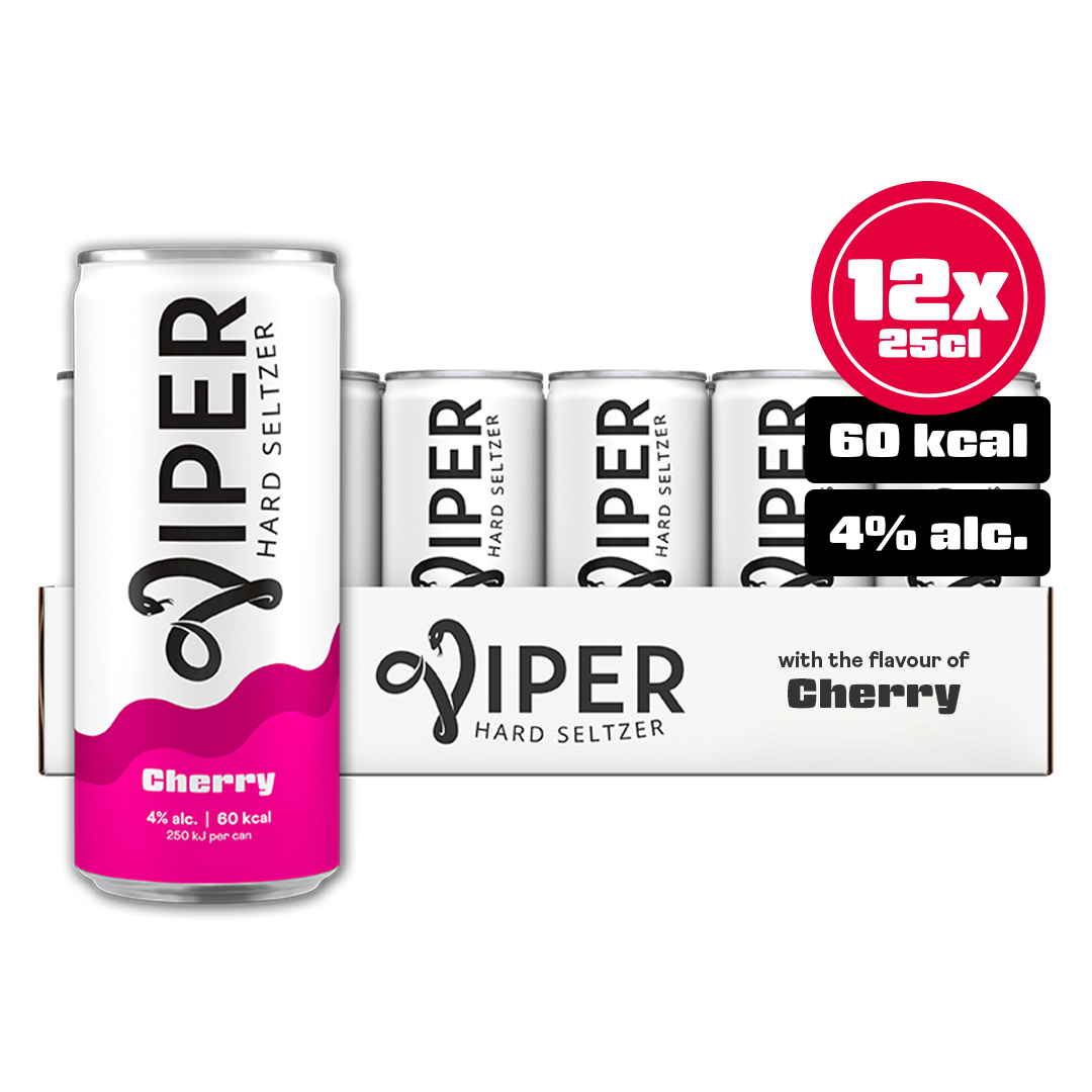 Viper Hard Seltzer Cherry