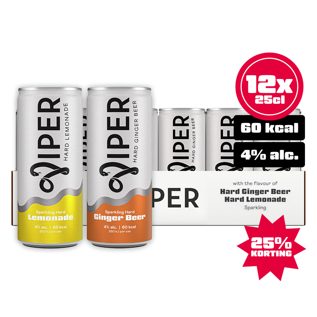 Viper Hard Ginger Beer & Lemonade Mixed