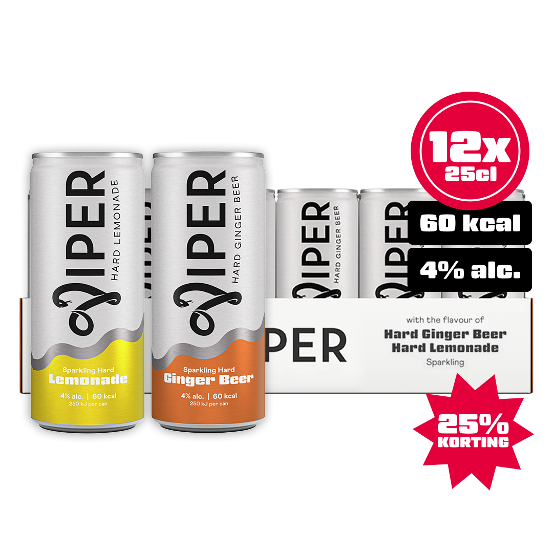 Viper Hard Ginger Beer & Lemonade Mixed