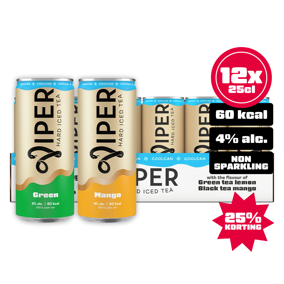 Viper Hard Iced Tea Mango & Green Tea Mixed