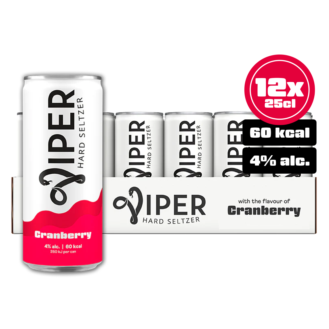Viper Hard Seltzer Cranberry