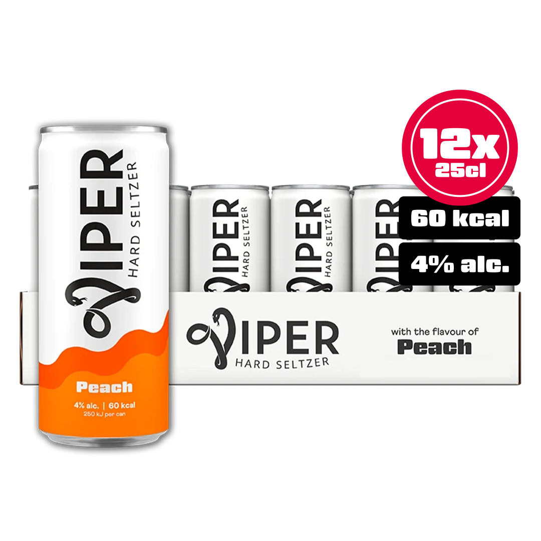 Viper Hard Seltzer Peach